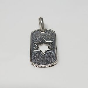 David Yurman Sterling Silver Star Pendant
